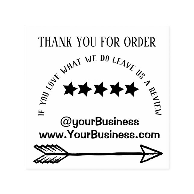 Small business support stamp thank you (Design)