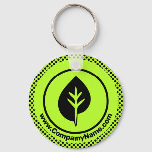 Small Business Swag Custom Logo & Text Keychain