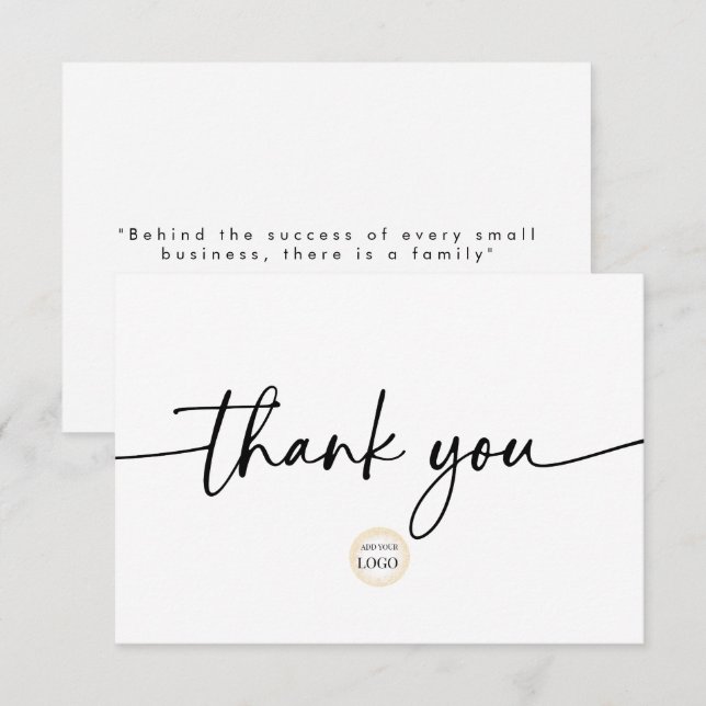 Small Business Thank You (Front/Back)