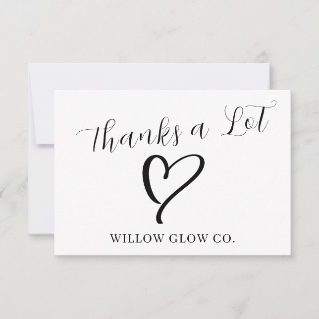 Small Business Thank You Brands Note Card (Front)