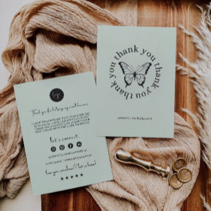 Small Business Thank You Card, Card