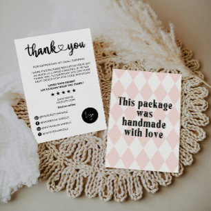 Small Business Thank You Card Printable