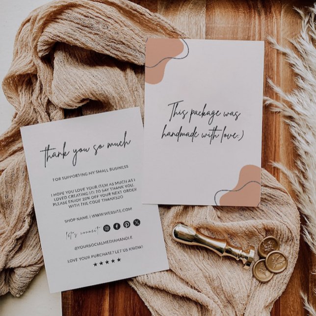 Small Business Thank You Card Template, (Small Business Thank You Card Template,)