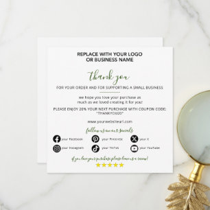 Small Business Thank You for Your Order