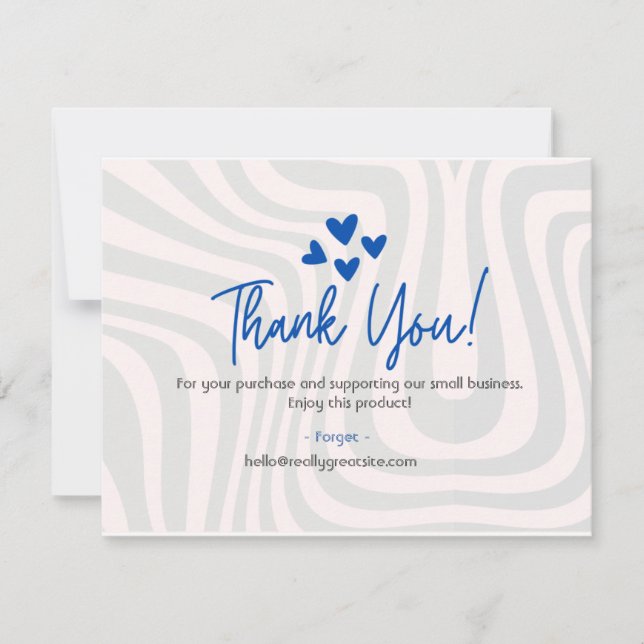 Small Business Thank You RSVP Card (Front)