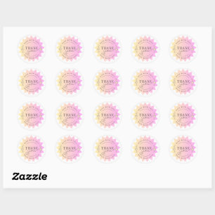Small Business Thank You Sticker 