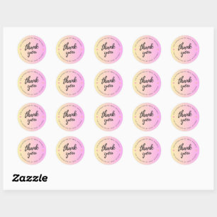 Small Business Thank You Sticker 