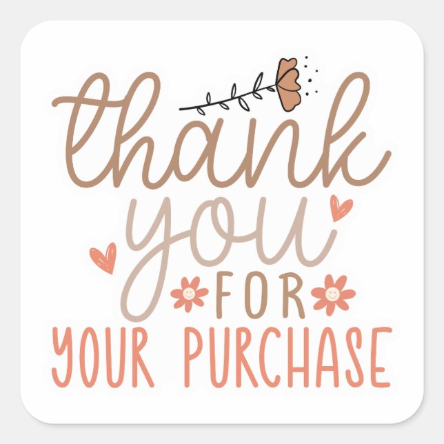 Small Business Thank You Stickers (Front)