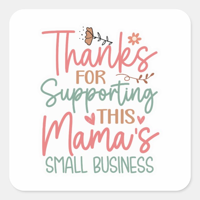 Small Business Thank You Stickers (Front)