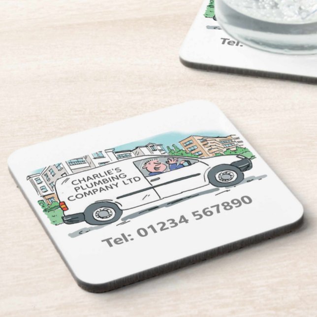 Small Business with Name on Company Van Coaster (Creator Uploaded)