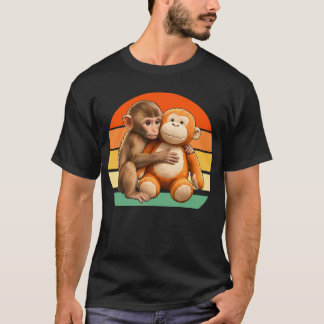 Small But Brave Punch Monkey Art T-Shirt