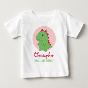 Small But Fierce Funny Cute Dino Chibi T-Rex Baby T-Shirt