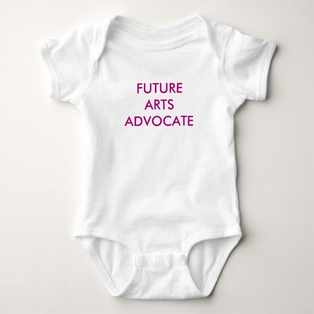 Small but Mighty Rally baby tee (Front)