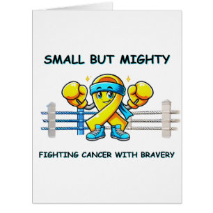 " SMALL BUT MIGHTY, YELLOW RIBBON" CARD