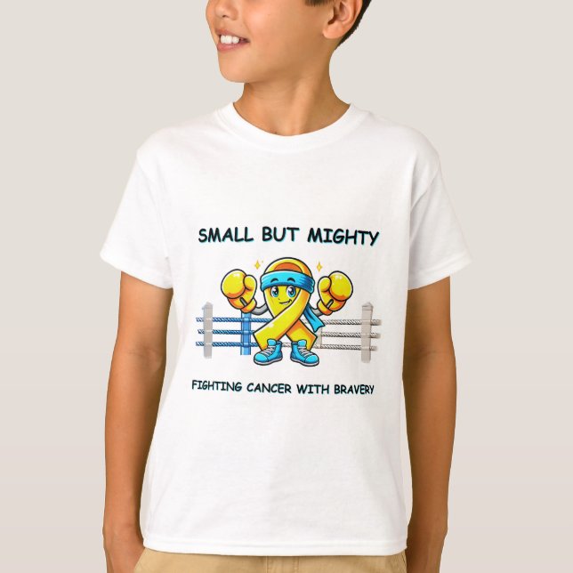 "Small but Mighty – Yellow Ribbon" Tee (Front)