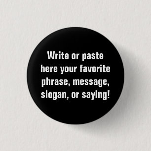 Small Button (1¼  Inch)