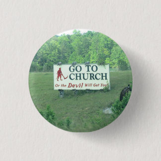 Small Button- Alabama Sign 1 Inch Round Button