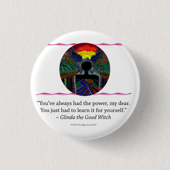 Small Button - Glinda (Front)