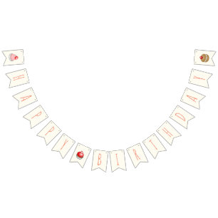 Small Cakes Birthday Bunting Flags