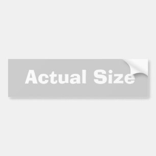 Small Car Bumper Sticker
