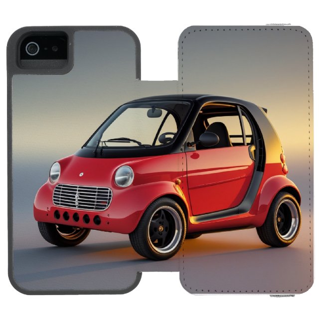 small car incipio iPhone wallet case (Folio Open)