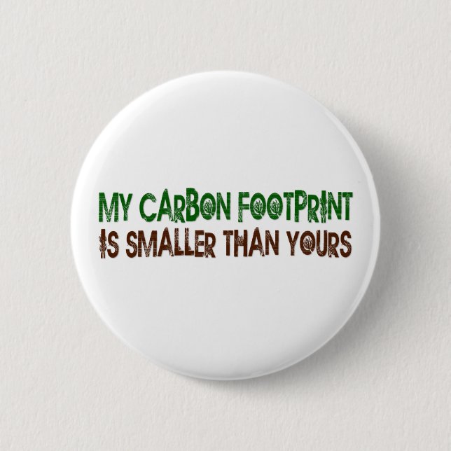 Small Carbon Footprint 2 Inch Round Button (Front)