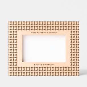 Small Chequerboard Pattern Best Friends Frame