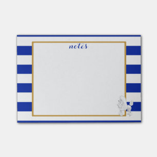 Small Chic Poodle Post It Notes