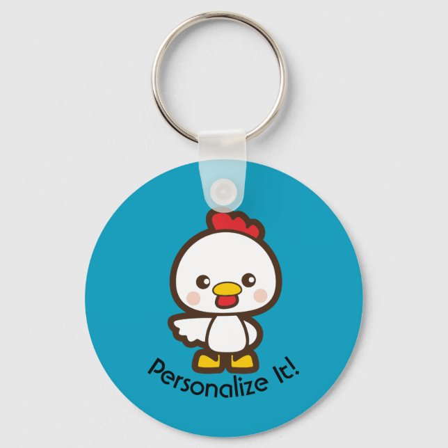 Small chicken keychain (Front)