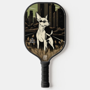 Small City Dog Personalized Pickleball Paddle
