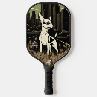 Small City Dog Personalized Pickleball Paddle