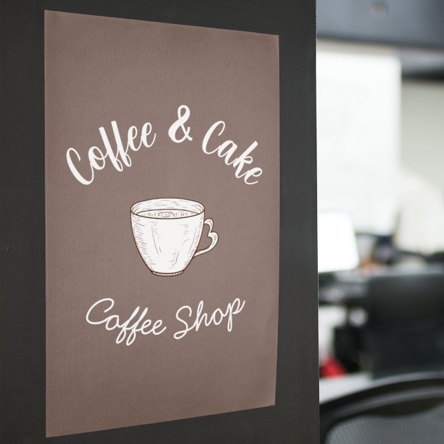Small Coffee Shop Cottage Logo Poster (Creator Uploaded)