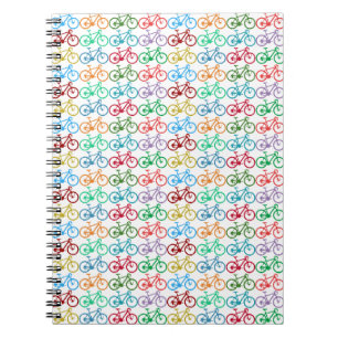 small colour bicycles notebook