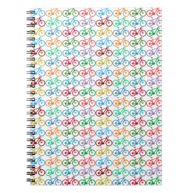 small colour bicycles notebook (Front)