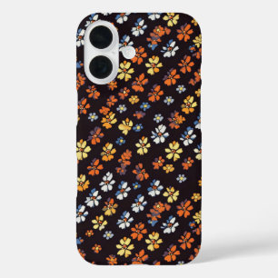 Small Colourful Flowers Pattern iPhone 16 Case