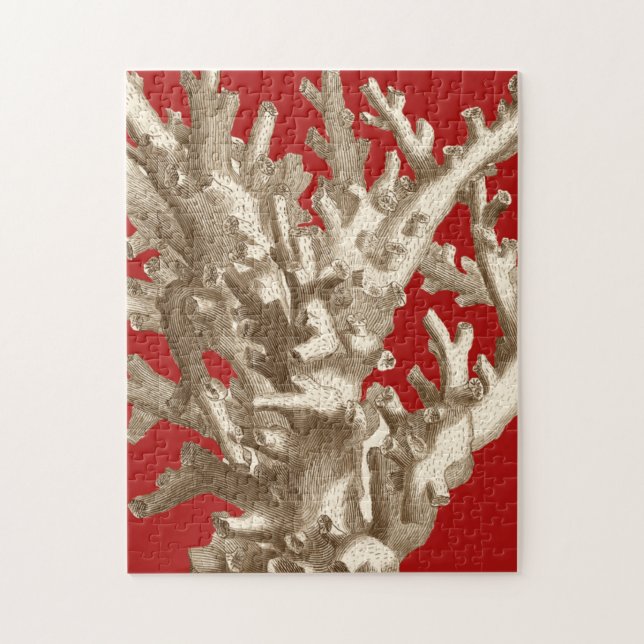 Small Coral in Red Jigsaw Puzzle (Vertical)