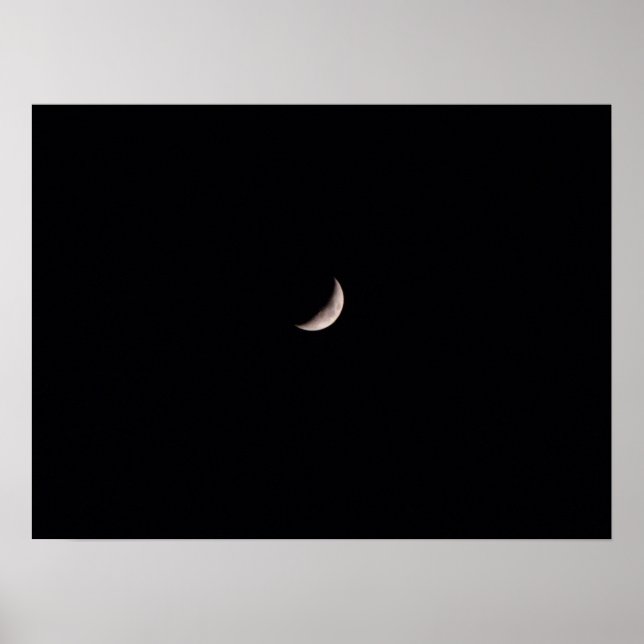 Small Crescent Moon Poster (Front)