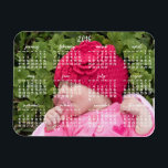Small Custom 2016 Magnetic Calendar 3x4 Magnet<br><div class="desc">Small custom 2016 magnetic calendar (yearly) printed on flexible photo magnet (3 inches by 4 inches) with customizable photo - you can add your photo</div>