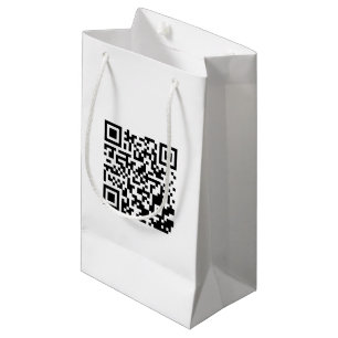 Small Custom Bag with QR Code for Brand Promotion