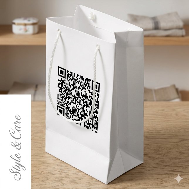 Small Custom Bag with QR Code for Brand Promotion (Small Custom Bag with QR Code for Brand Promotion)