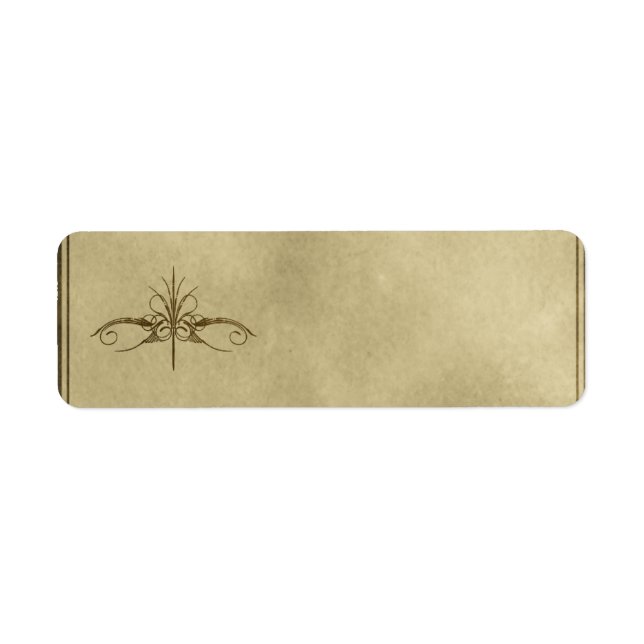 Small Decorative Apothecary Label (Front)