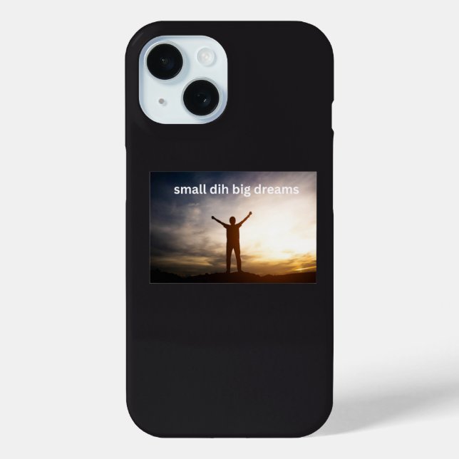 Small Dih Big Dreams Funny Meme Case-Mate iPhone Case (Back)