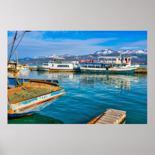 Small dock in Batumi Poster