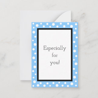 Small Dot Gift Note Cards_Sky Card