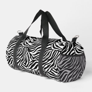 Small Duffel Bag Zebra Print