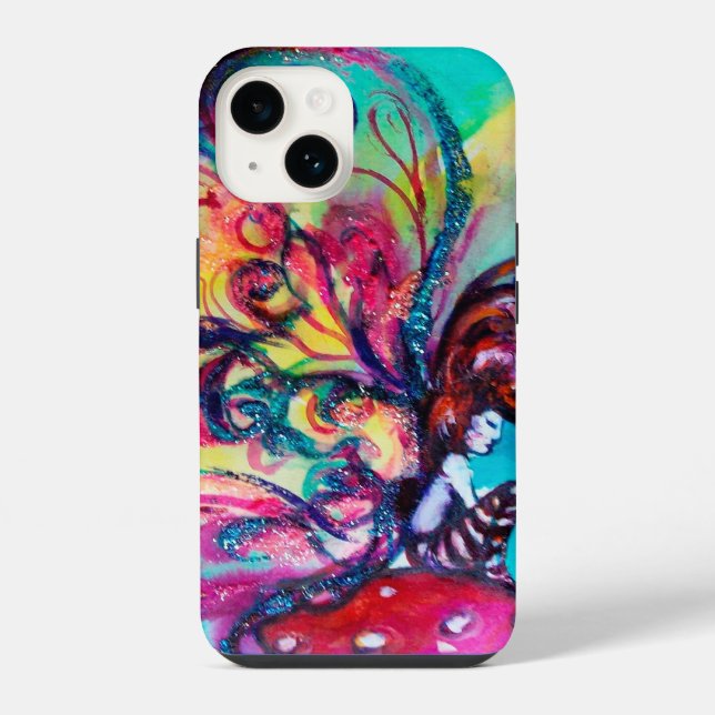 SMALL ELF OF MUSHROOMS iPhone CASE (Back)