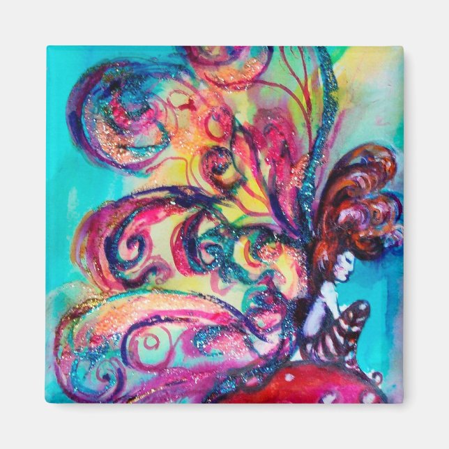 Small Elf of Mushrooms Magnet (Front)