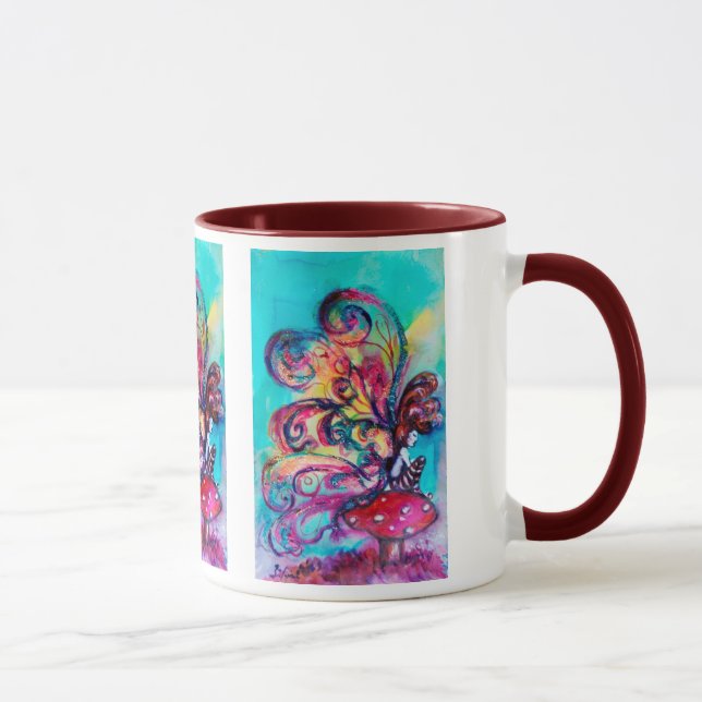 Small Elf of Mushrooms Mug (Right)