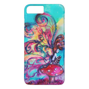 SMALL ELF OF MUSHROOMS ,Pink Gold Yellow Blue iPhone 8 Plus/7 Plus Case
