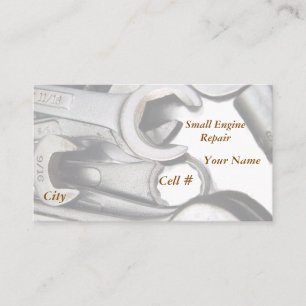 Small Engine / Automotive Repair Business Card